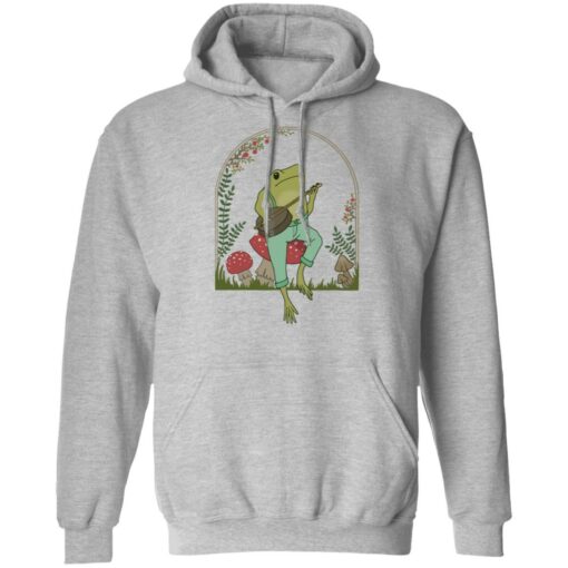 Frog Playing Banjo on Mushroom shirt $19.95 redirect05182021030554 6