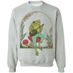 Frog Playing Banjo on Mushroom shirt $19.95 redirect05182021030554 8