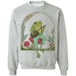 Frog Playing Banjo on Mushroom shirt $19.95