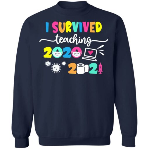 I survived teaching 2020 to 2021 shirt $19.95