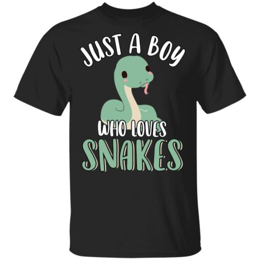 Just a boy who loves snakes shirt $19.95