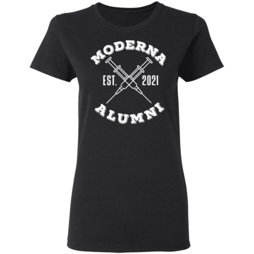 Moderna Est 2021 alumni shirt $19.95