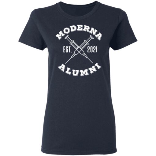 Moderna Est 2021 alumni shirt $19.95