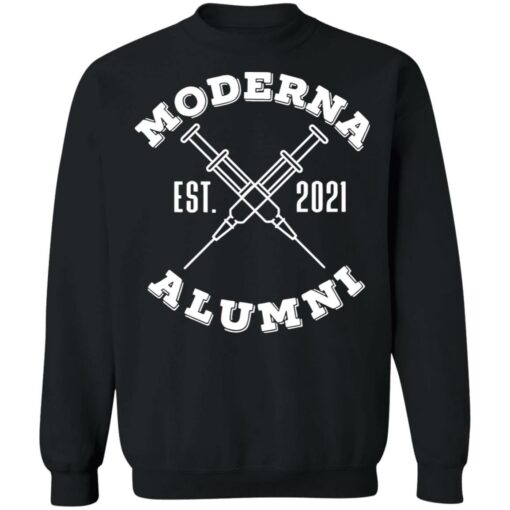 Moderna Est 2021 alumni shirt $19.95