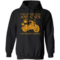 I like motorcycles and cats and maybe 3 people shirt $19.95