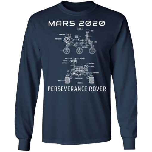Mars 2020 perseverance rover blueprint shirt $19.95