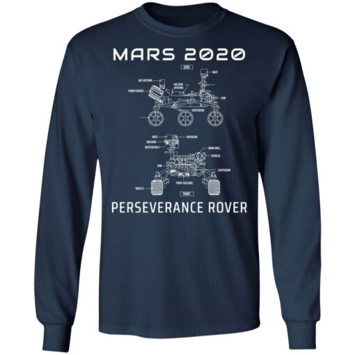 Mars 2020 perseverance rover blueprint shirt $19.95