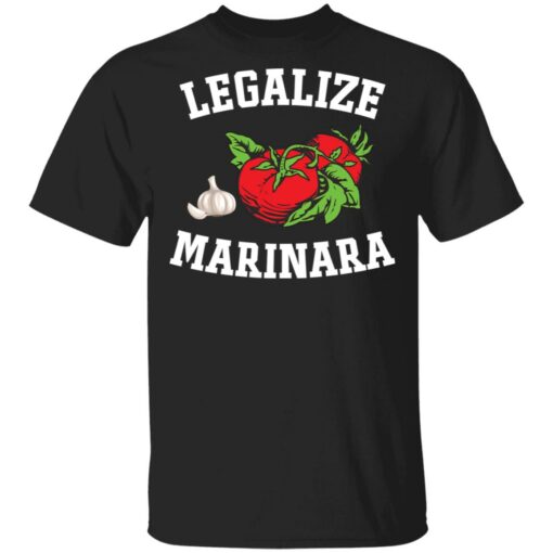 Garlic and tomato legalize marinara shirt $19.95