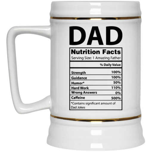 Dad Nutrition facts mug $16.95 redirect05212021230511 3