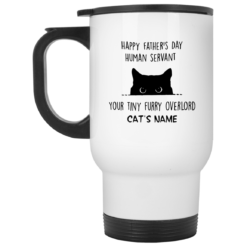 Personalized Cat Dad Mug human servant your tiny furry overlord $16.95 redirect05212021230536 1