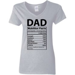 Dad Nutrition facts serving size 1 amazing father shirt $19.95 redirect05212021230537 3