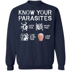 B*den know your parasites deer tick wood tick luna tick shirt $19.95