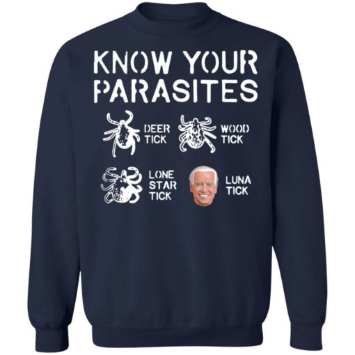 B*den know your parasites deer tick wood tick luna tick shirt $19.95