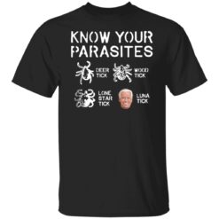 B*den know your parasites deer tick wood tick luna tick shirt $19.95