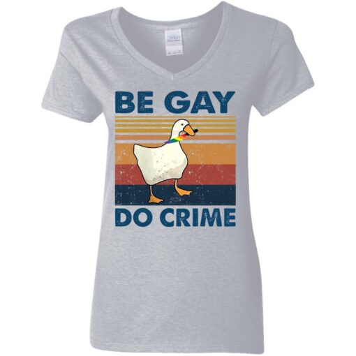 Duck be gay do crime shirt $19.95