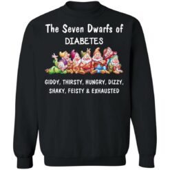 The Seven Dwarfs of diabetes shirt $19.95