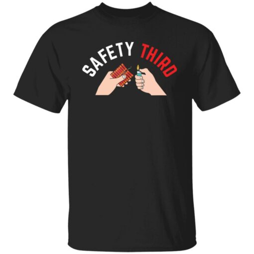 4th of july patriotic fireworks safety third shirt $19.95
