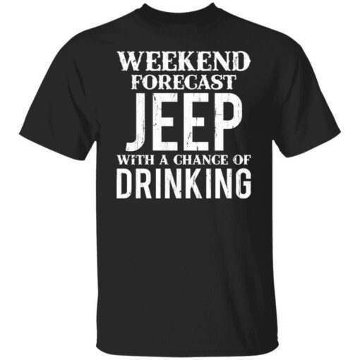 Weekend forecast jeep with a chance of drinking shirt $19.95 redirect05242021030533