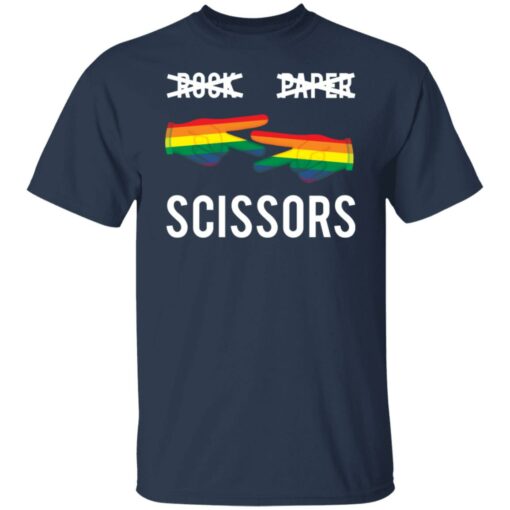 Gay pride rock paper scissors shirt $19.95