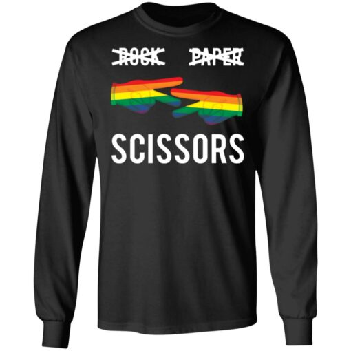 Gay pride rock paper scissors shirt $19.95