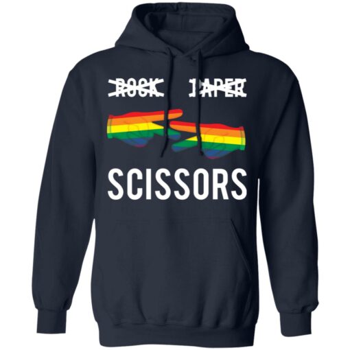 Gay pride rock paper scissors shirt $19.95