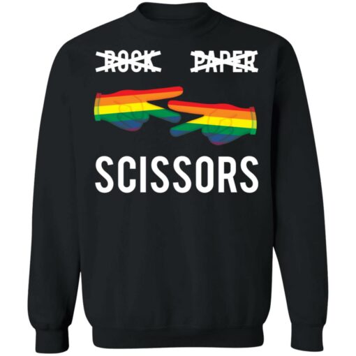 Gay pride rock paper scissors shirt $19.95