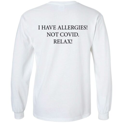 Trevor Donovan I have Allergies not covid relax shirt $19.95 redirect05252021230501 4