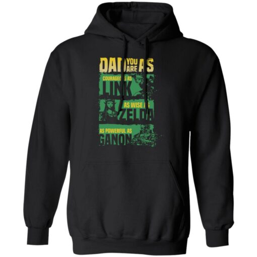 Dad you are as courageous link as wise as Zalda as powerful as Ganon shirt $19.95 redirect05262021040532 6