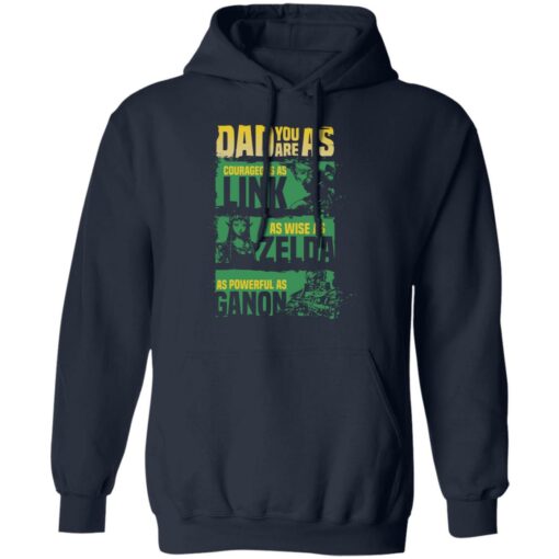 Dad you are as courageous link as wise as Zalda as powerful as Ganon shirt $19.95 redirect05262021040532 7