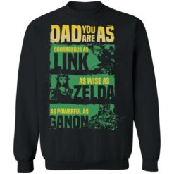 Dad you are as courageous link as wise as Zalda as powerful as Ganon shirt $19.95 redirect05262021040532 8