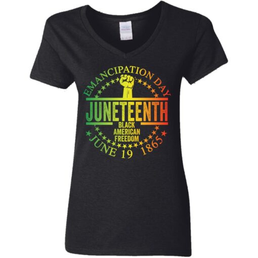 Emancipation day juneteenth black American freedom june 19th shirt $19.95