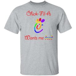 Pride chick fil a want me dead shirt $19.95