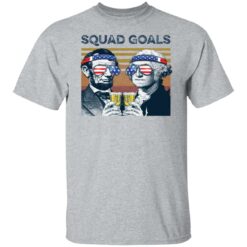 Abraham Lincoln and George Washington squad goals shirt $19.95