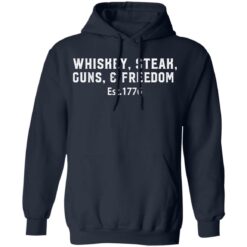 Whiskey steak guns and freedom est 1776 shirt $19.95 redirect05272021070523 5