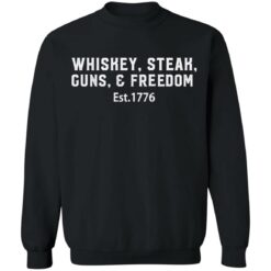 Whiskey steak guns and freedom est 1776 shirt $19.95 redirect05272021070523 6