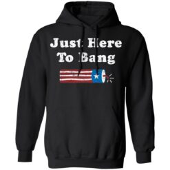 Just here to bang shirt $19.95