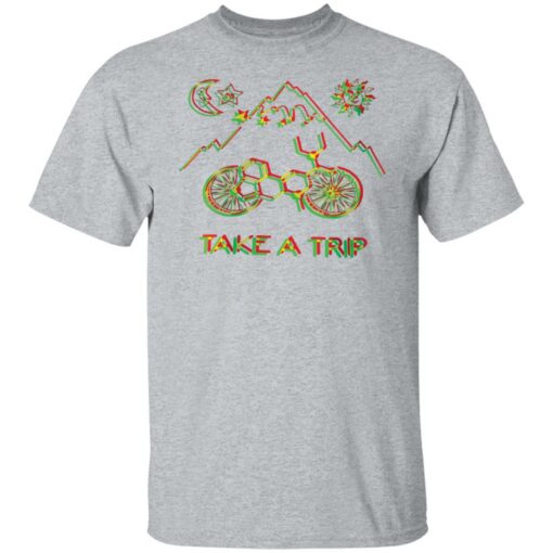 Hofmann Bicycle day take a trip shirt $19.95