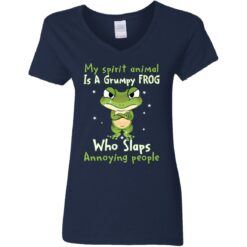 My spirit animal is a grumpy frog who slaps annoying people shirt $19.95