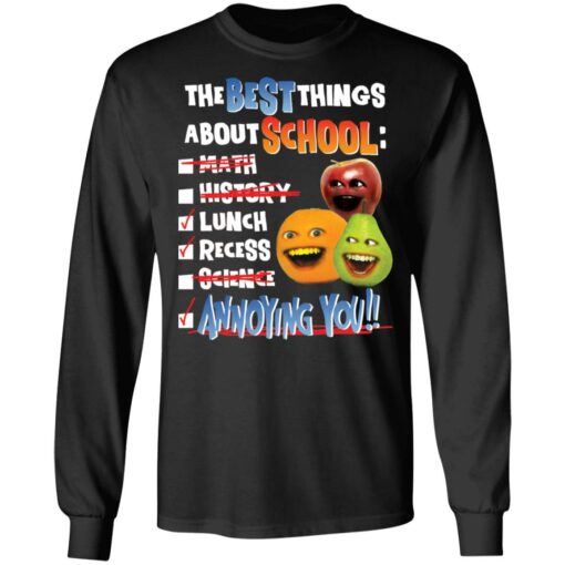 The best things about school math history lunch recess science annoying you shirt $19.95 redirect05282021030529 4