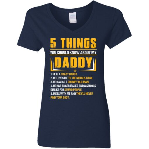 5 things you should know about my daddy he is a crazy daddy shirt $19.95 redirect05282021040552 3
