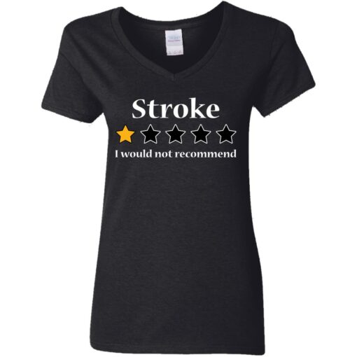 Stroke 1 star I would not recommend shirt $19.95
