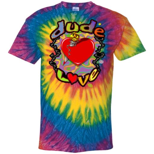 Dude Love Tie Dye T-shirt $25.95