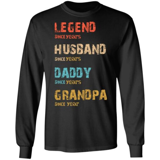 Legend Husband Daddy Grandpa Personalized shirt $19.95
