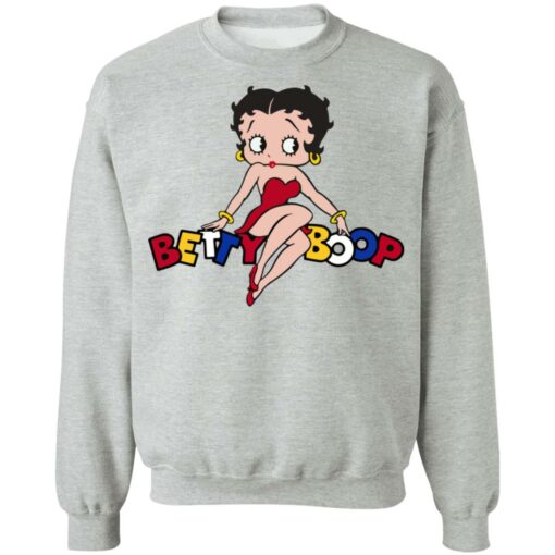 Betty Boop Betty sitting on sweatshirt $19.95