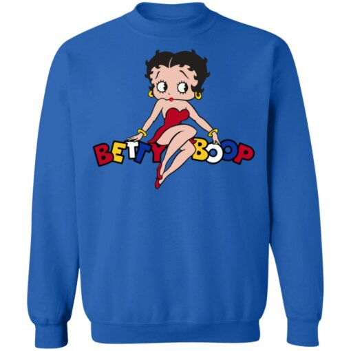 Betty Boop Betty sitting on sweatshirt $19.95