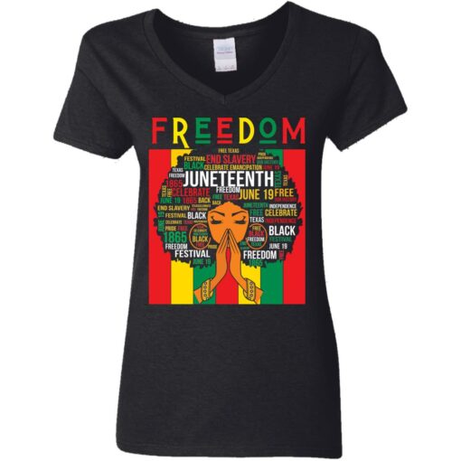 Black girl magic Juneteenth freedom end slavery shirt $19.95