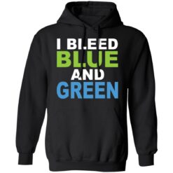 I bleed blue and green shirt $19.95