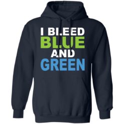 I bleed blue and green shirt $19.95