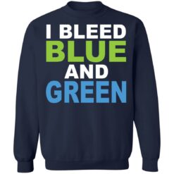 I bleed blue and green shirt $19.95