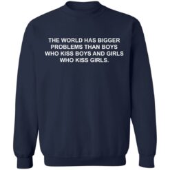 The world has bigger problems than boys shirt $19.95